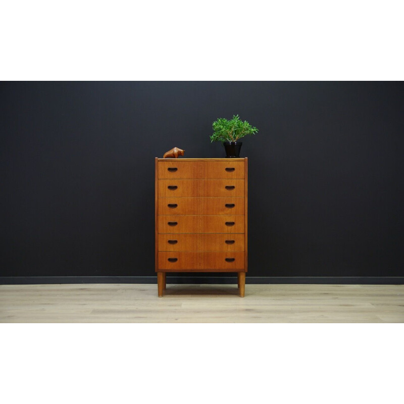 Vintage danish design chest of drawers in teak 1960