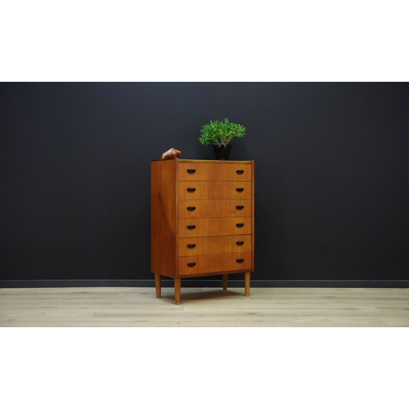 Vintage danish design chest of drawers in teak 1960