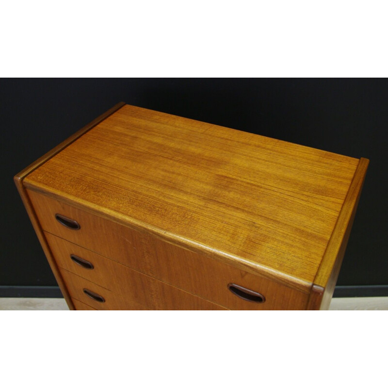 Vintage danish design chest of drawers in teak 1960