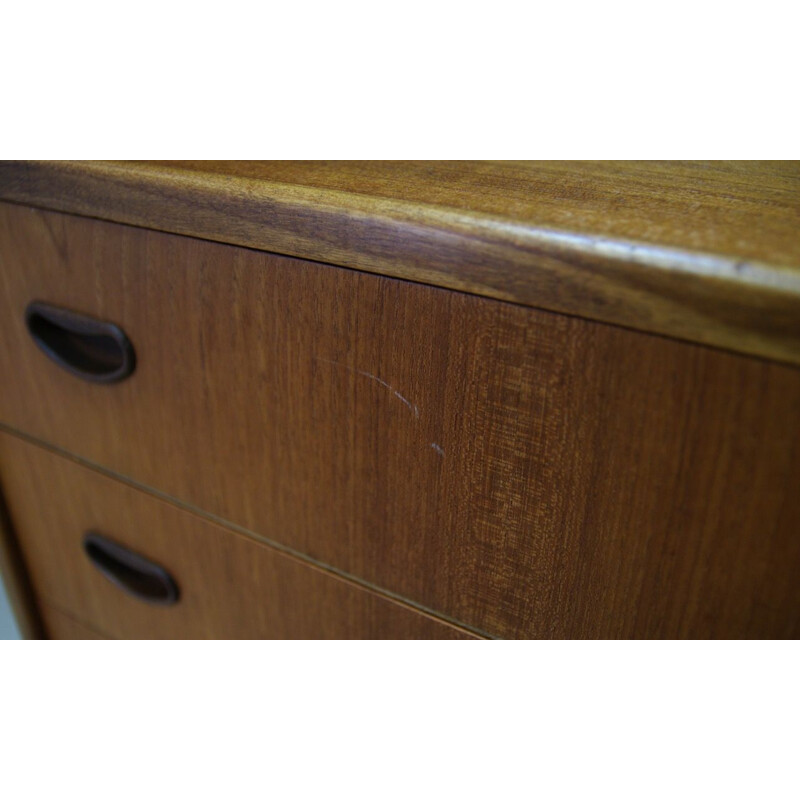 Vintage danish design chest of drawers in teak 1960