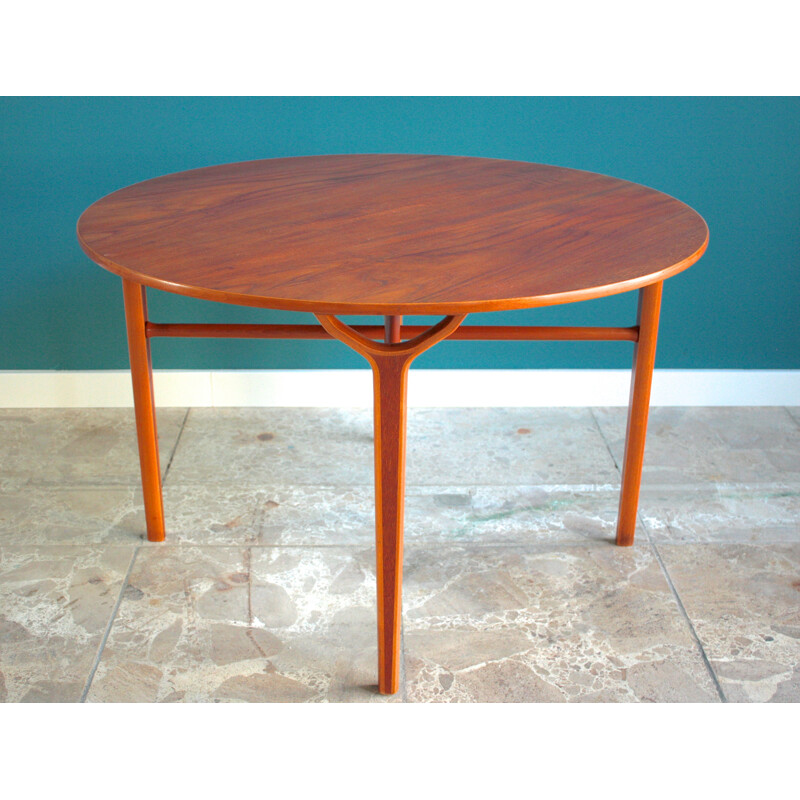 Side table in teak, mahogany and beechwood, Peter HVIDT & Orla Moldgaard NIELSEN - 1950s