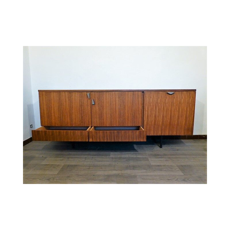 Vintage long sideboard in rosewood