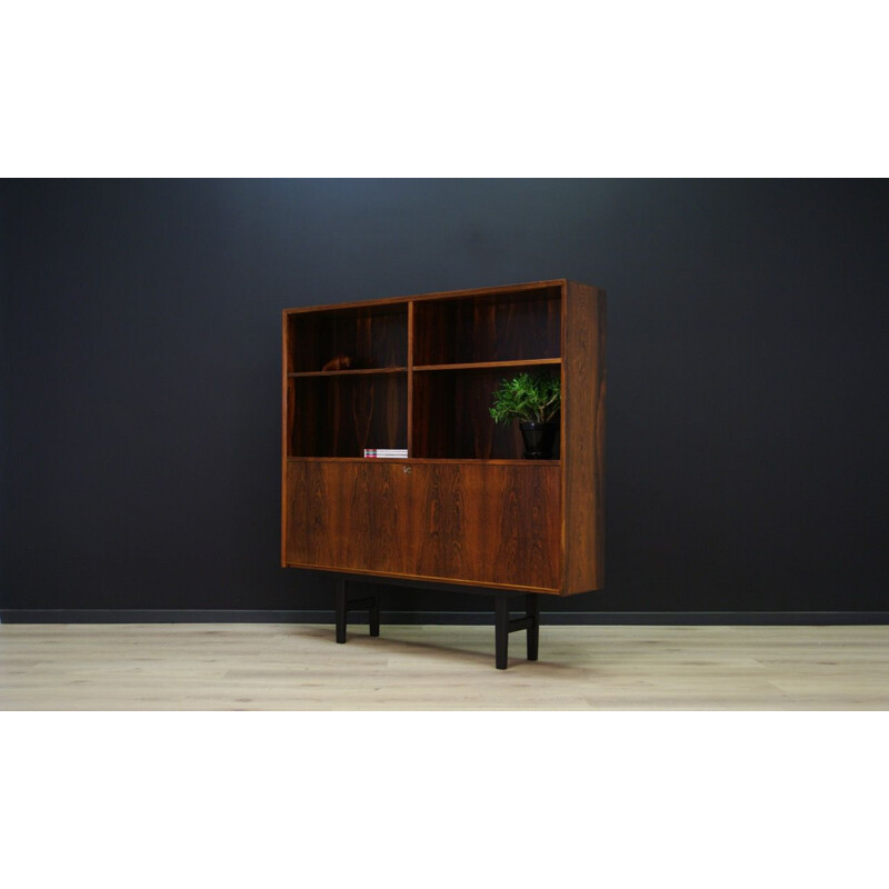 Vintage rosewood bookcase by Brouer