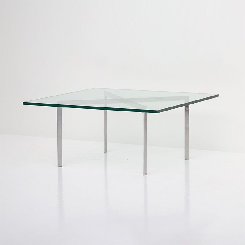 Barcelona coffee table for Knoll