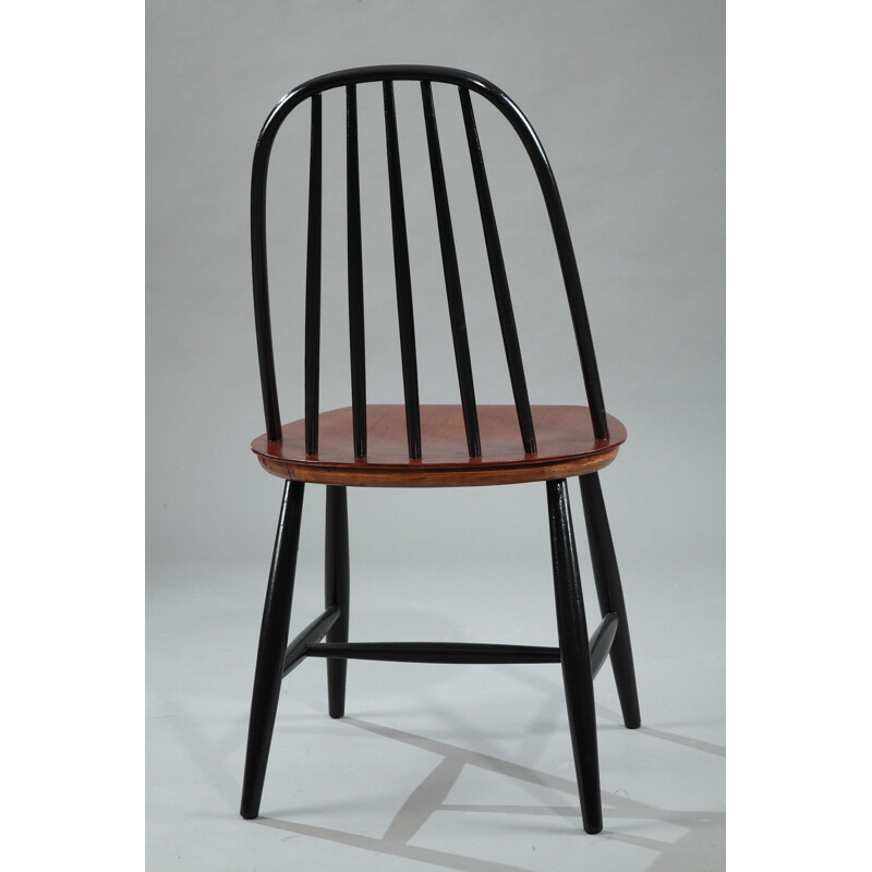 Set of 4 vintage chairs for Haga Fors in teak 1950