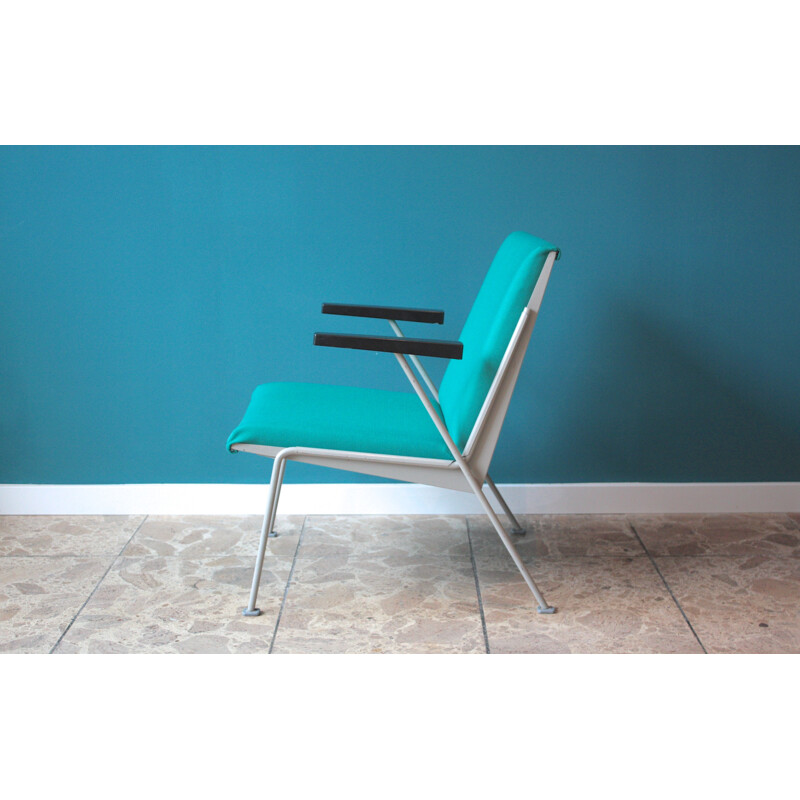 Oase chair in steel bakelit and fabric, Wim RIETVELD - 1958