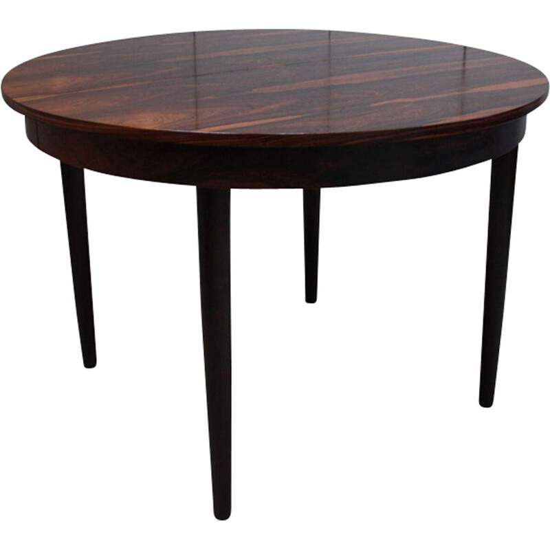 Vintage extendable dining table in rosewood by Poul Volther