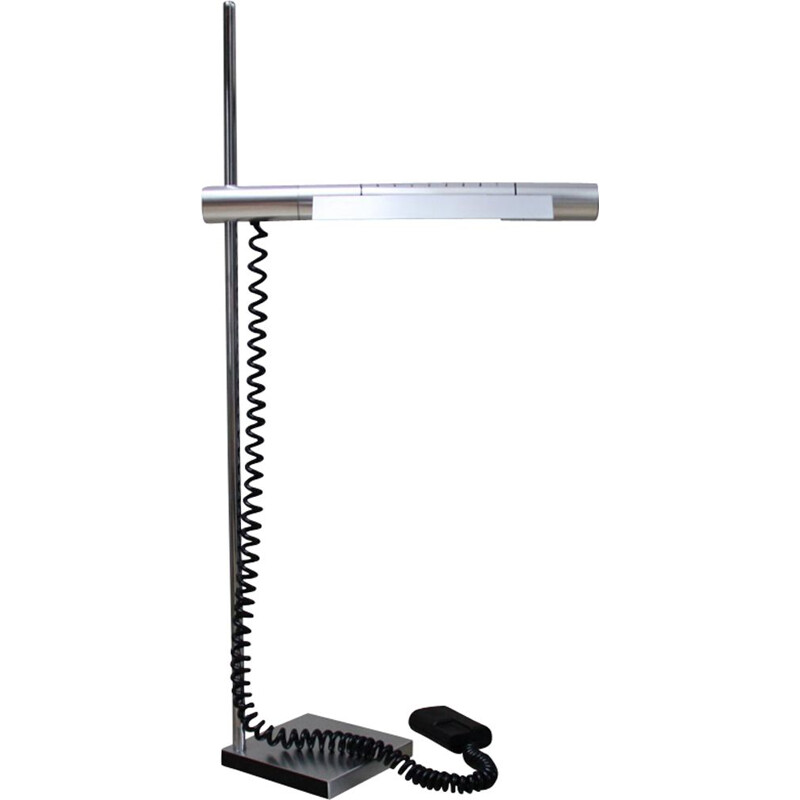 Vintage desk lamp in chrome plated steel by Swisslamps International