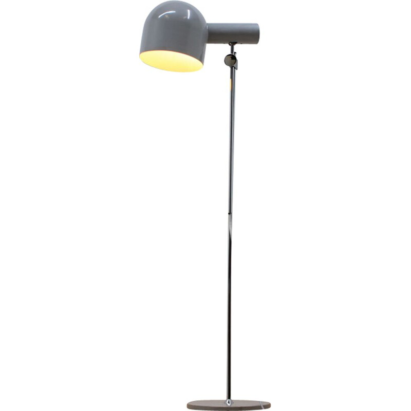 Vintage adjustable floorlamp for Napako in metal 1970s