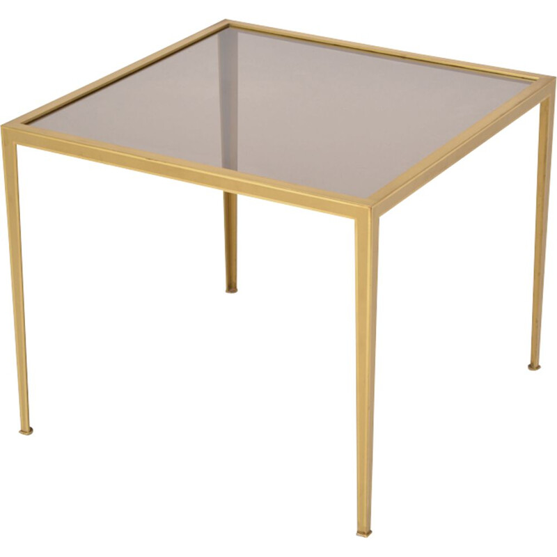 Vintage gold coffee table from Vereinigte Werkstatten, Germany 1960