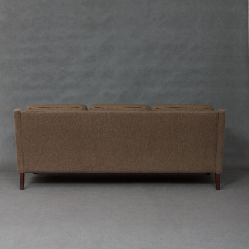 Vintage Danish 3 seater sofa in wool