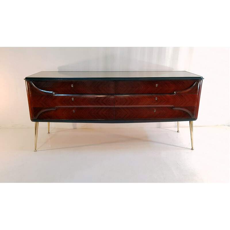 Vintage sideboard by Vittorio Dassi in rosewood