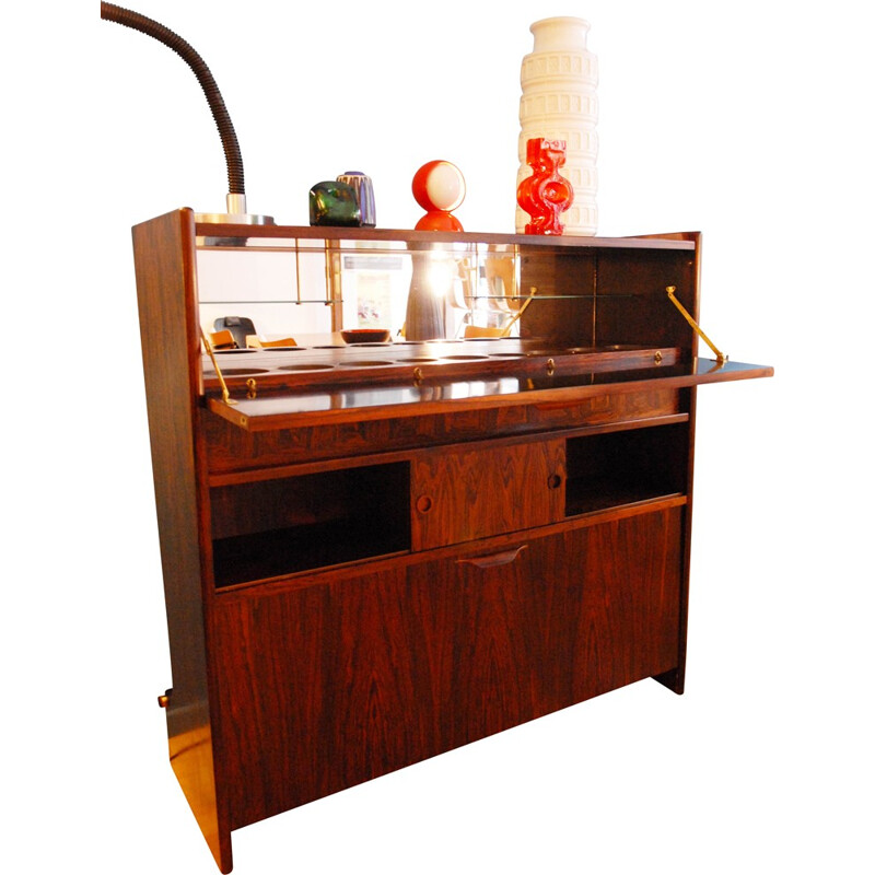 Bar set in rosewood, Johannes ANDERSEN - 1960s