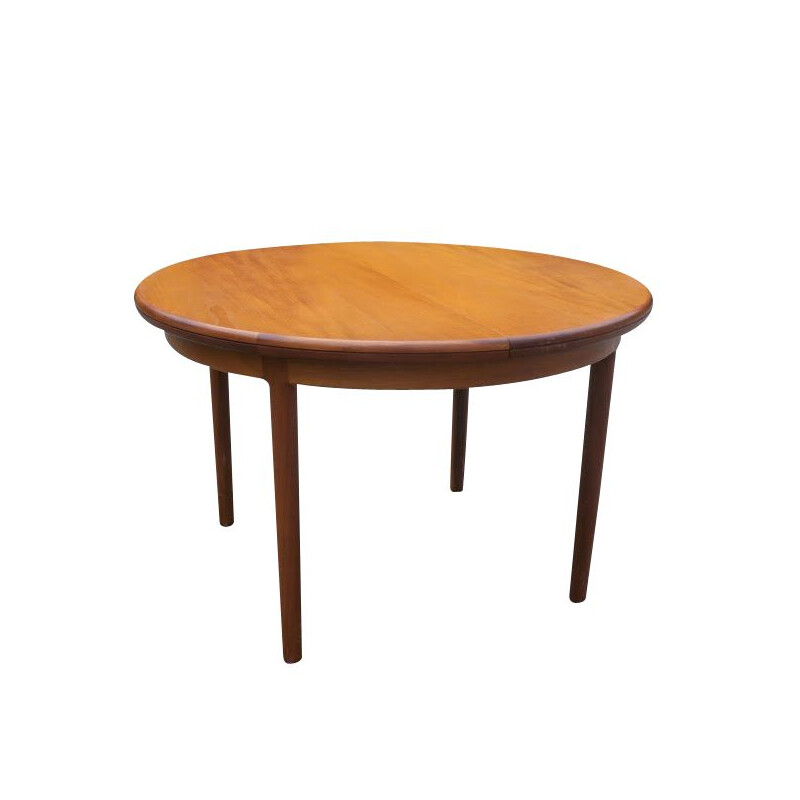 Vintage Danish round table teak
