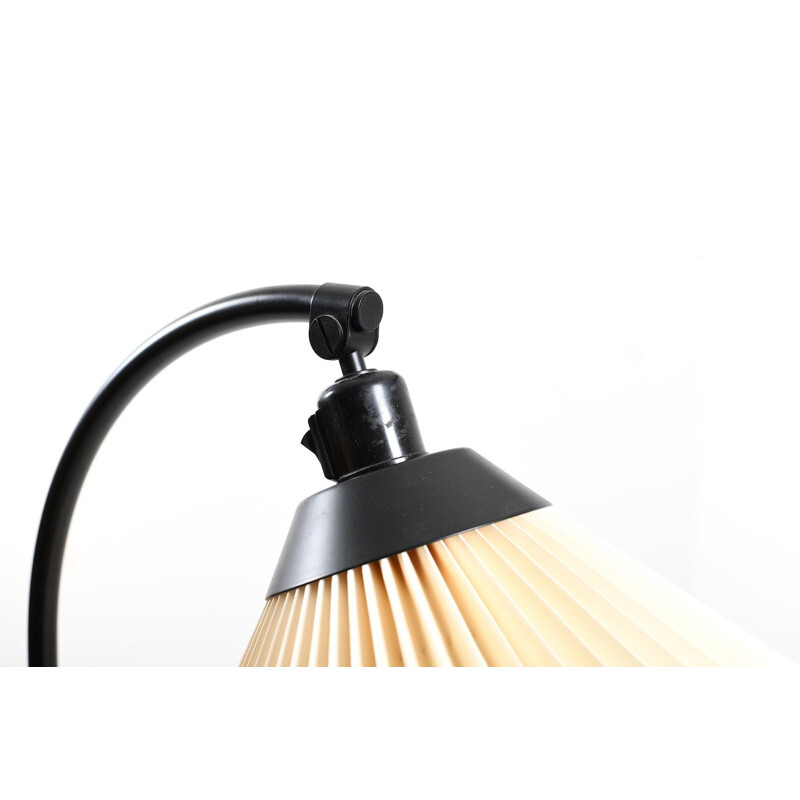 Vintage black floor lamp by Flemming Agger