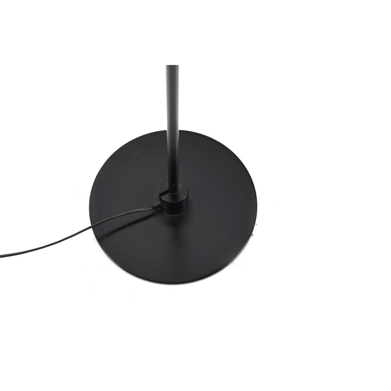 Vintage black floor lamp by Flemming Agger