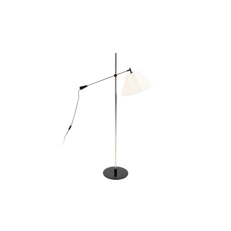 Vintage steel floor lamp by Christian Hvidt