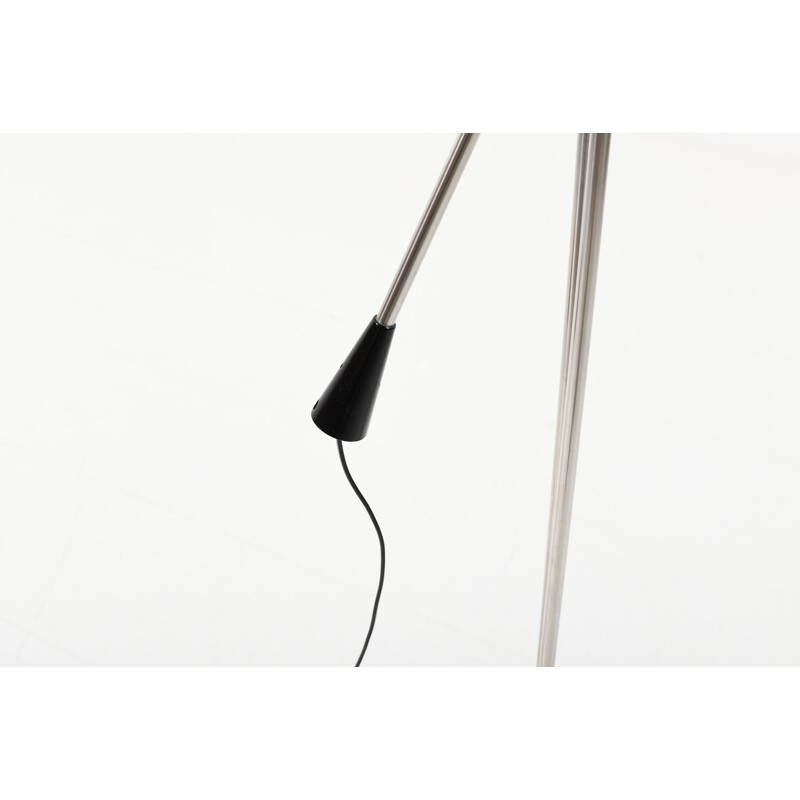 Vintage steel floor lamp by Christian Hvidt