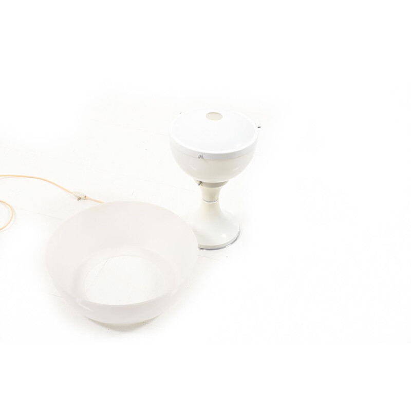 White table lamp by Gaetano Sciolari for Ecolight