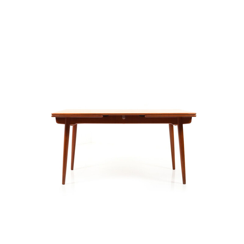 AT-312 table in teak by Hans J. Wegner