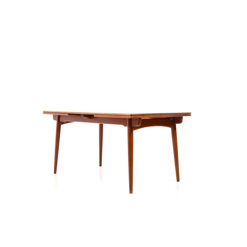 AT-312 table in teak by Hans J. Wegner