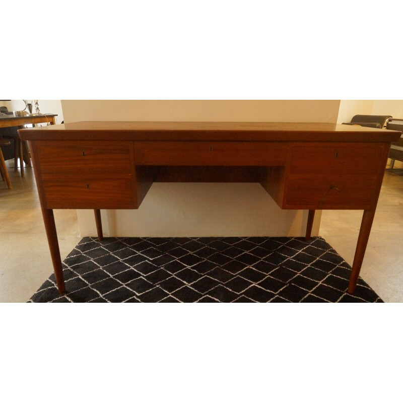 Vintage Scandinavian desk in teak