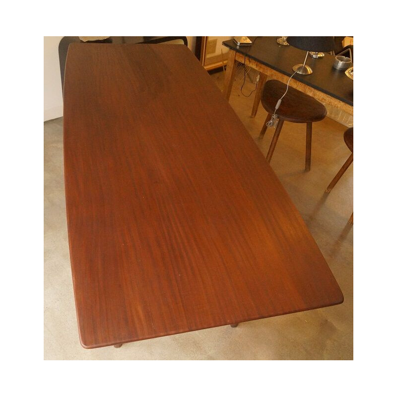 Scandinavian dining table in teak