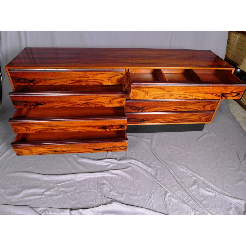 Vintage rosewood chest of drawers by Westnofa