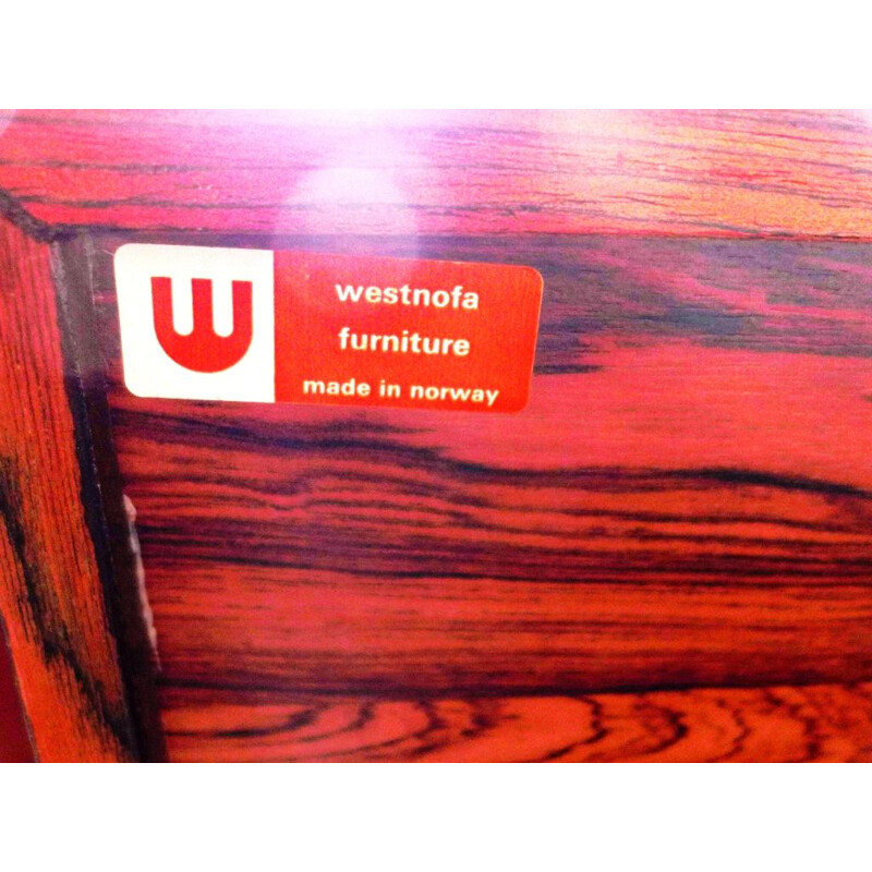 Commode vintage en palissandre par Westnofa