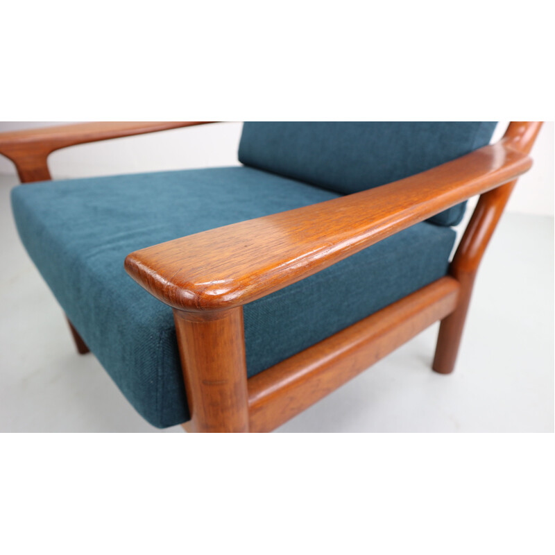 Vintage Danish armchair in teak by Juul Kristensen for Glostrup