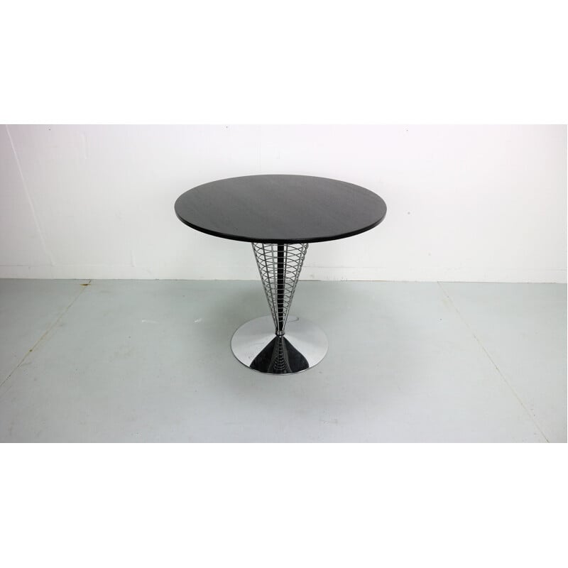 Table d'appoint vintage "wire cone" par Verner Panton pour Fritz Hansen