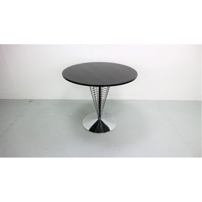 Vintage side table "wire cone" by Verner Panton for Fritz Hansen