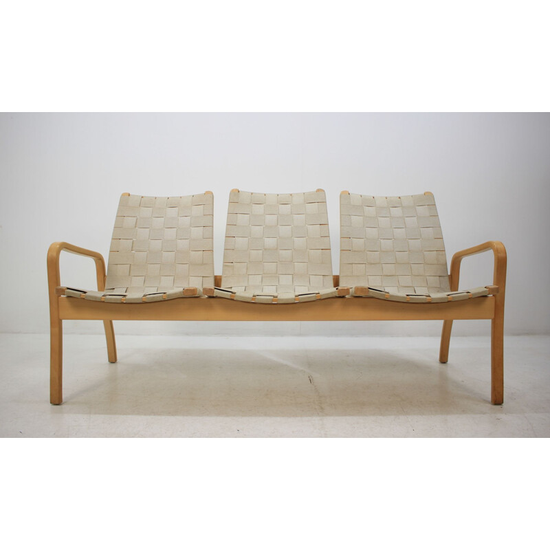 Pair of vintage 3 seater sofas, Sweden 1980