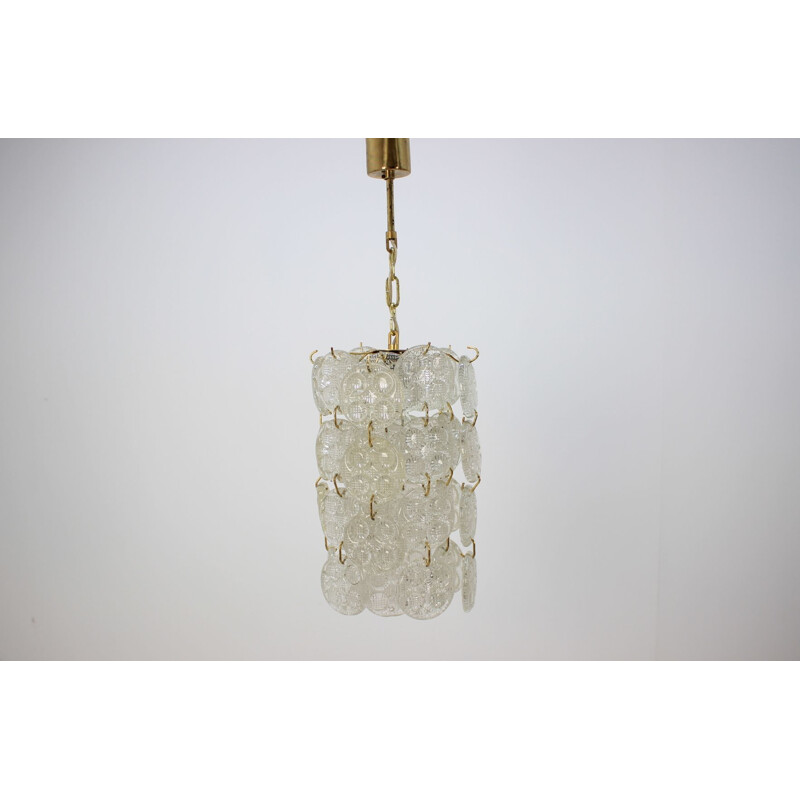 Pair of vintage chandeliers by Zelezny Brod