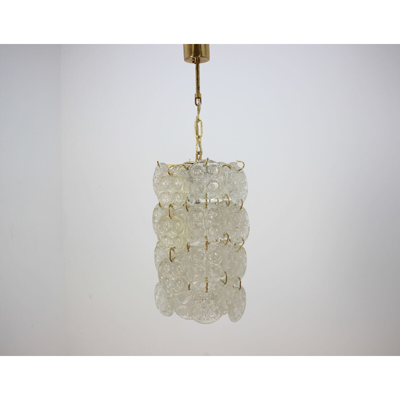 Pair of vintage chandeliers by Zelezny Brod