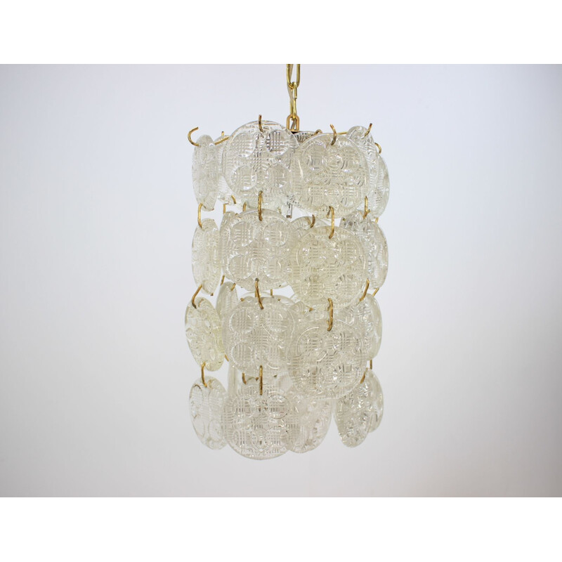 Pair of vintage chandeliers by Zelezny Brod