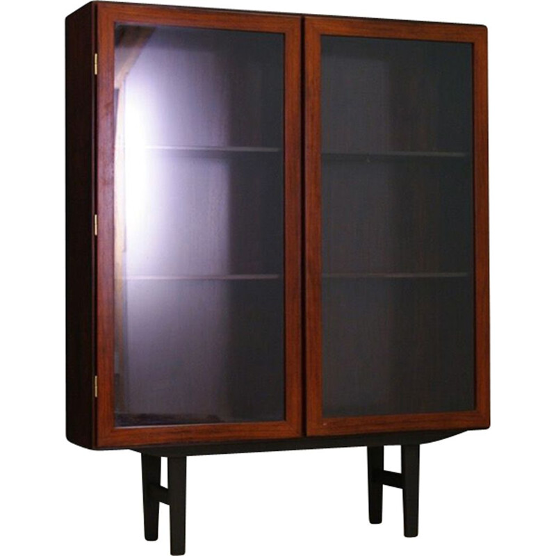 Vintage scandinavian bookcase for Omann Jun in rosewood 1960