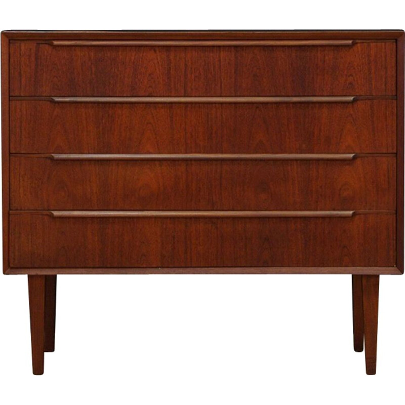 Vintage scandinavian teak chest of drawers 1960