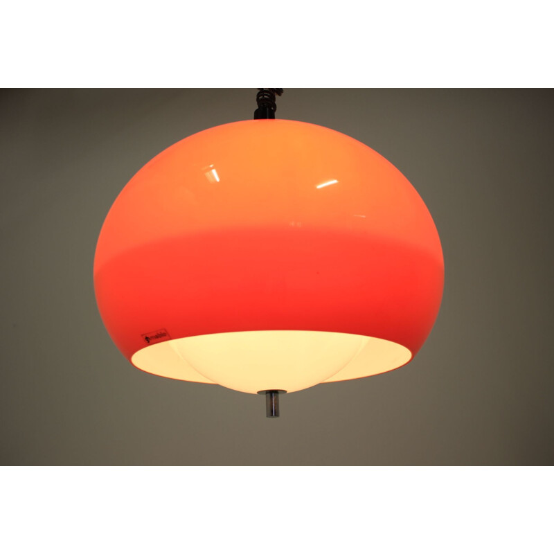 Vintage pendant lamp by Harvey Guzzini for Meblo