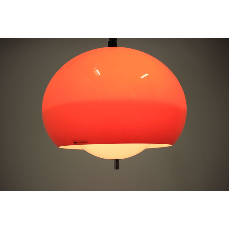 Vintage pendant lamp by Harvey Guzzini for Meblo