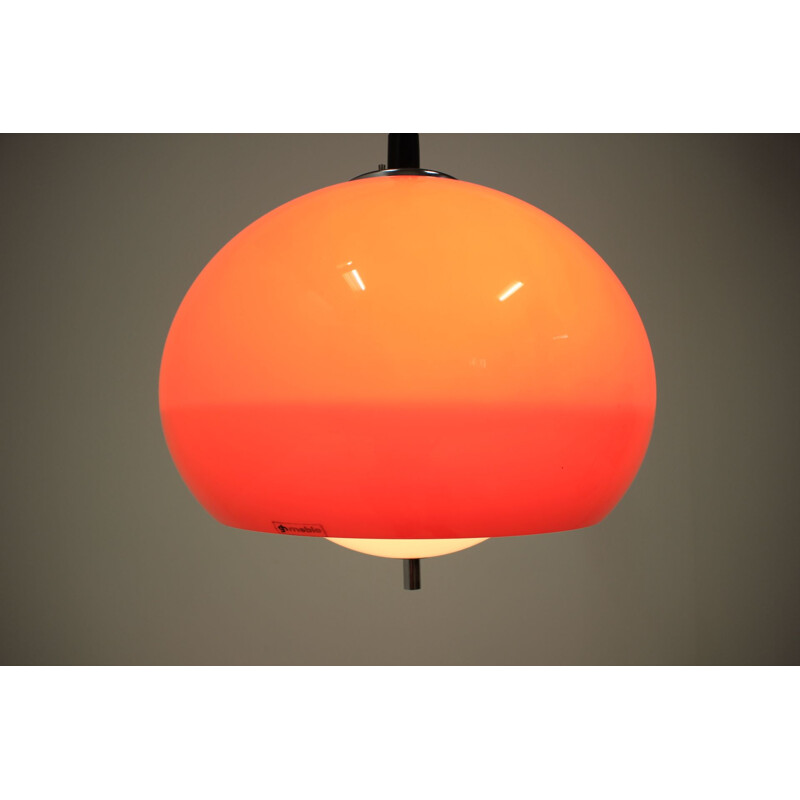 Vintage pendant lamp by Harvey Guzzini for Meblo