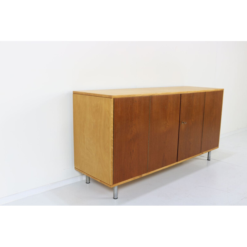 Vintage sideboard in birchwood by Cees Braakman