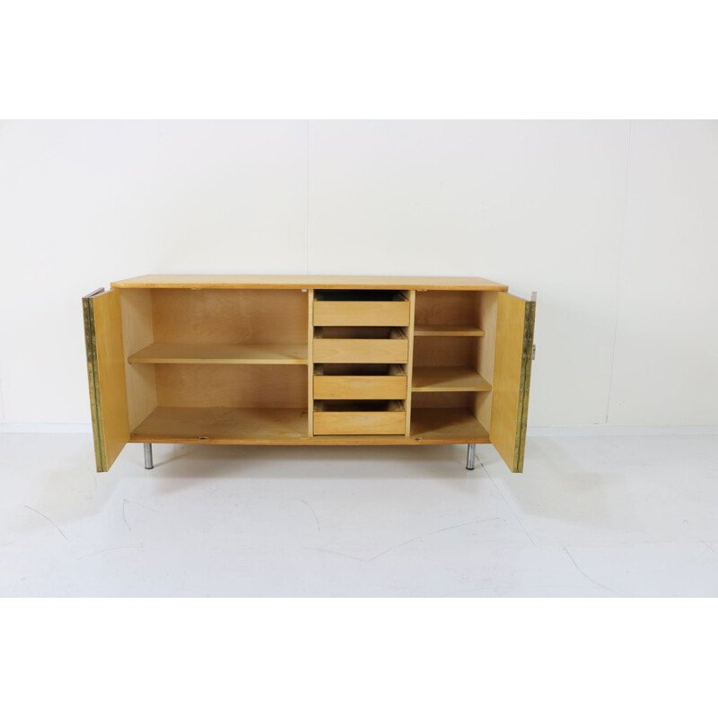 Vintage sideboard in birchwood by Cees Braakman