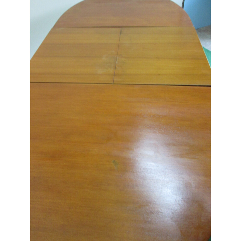 Vintage extendable dining table in teak