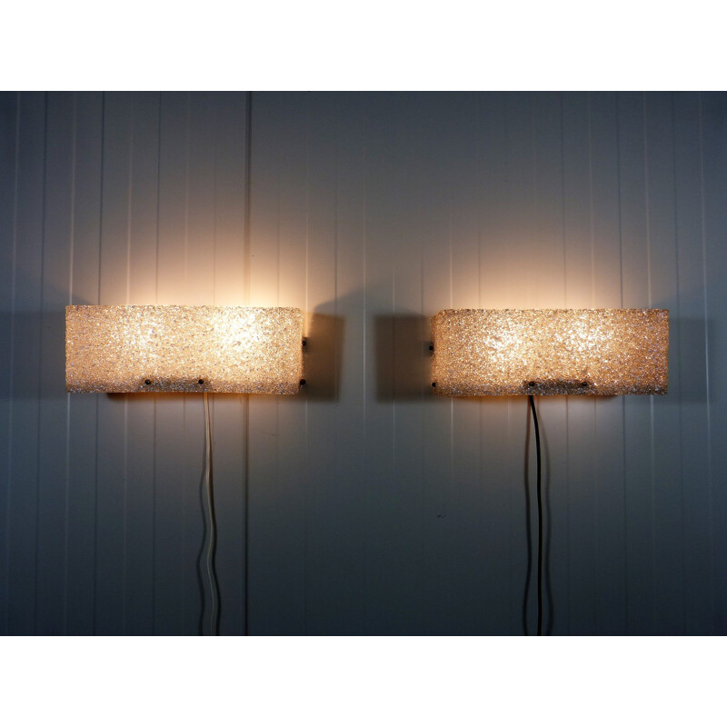 Pair of vintage French wall lights