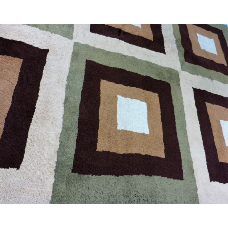 Carpet vintage multicolor, Germany 1960 
