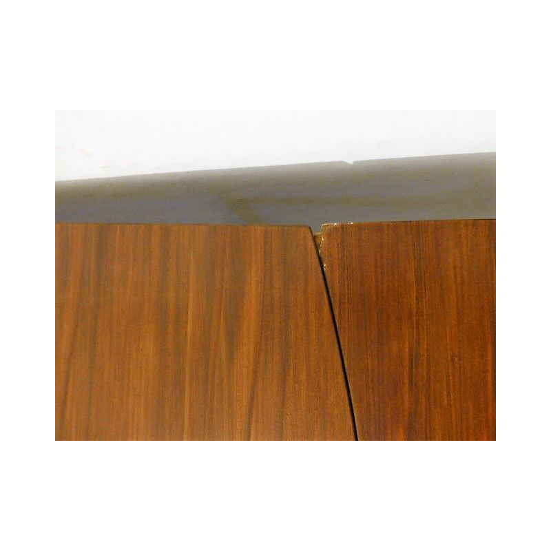 Vintage modernist table in rosewood