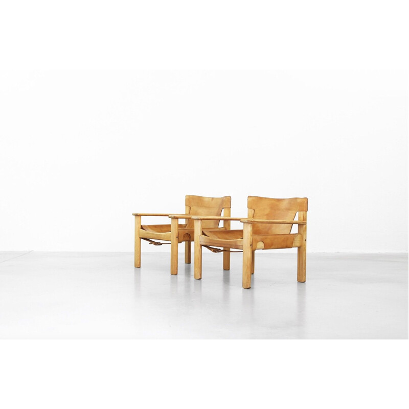 Suite de 2 chaises vintage par Bernt Petersen