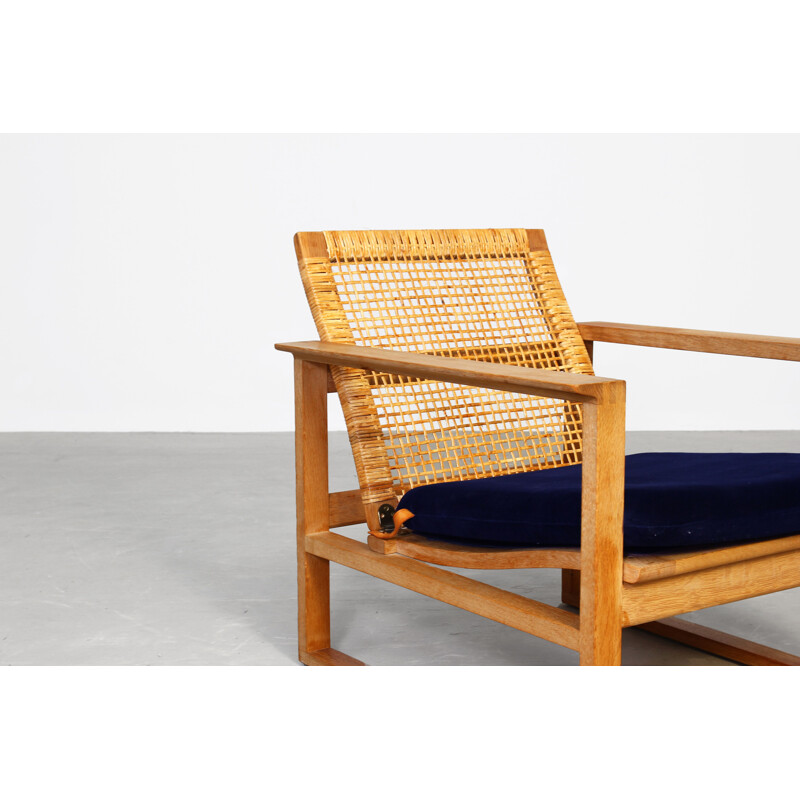 Set of 2 vintage lounge chairs by Borge Mogensen for Fredericia 
