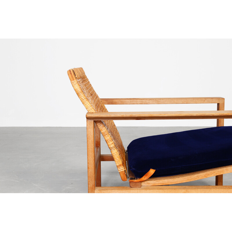 Set of 2 vintage lounge chairs by Borge Mogensen for Fredericia 